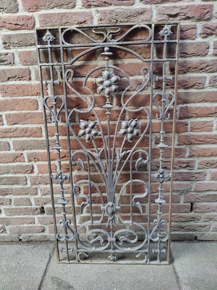 Schitterend groot antiek jaren 30 Frans deurrooster, Antiek en Kunst, Antiek | Overige Antiek, Ophalen of Verzenden