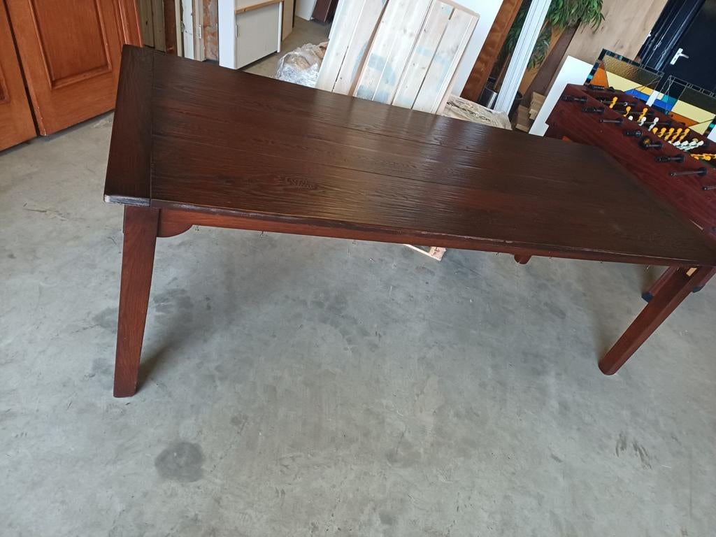 Tafel eiken, Huis en Inrichting, Tafels | Eettafels, Ophalen, Rechthoekig, 200 cm of meer, 50 tot 100 cm