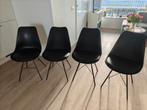 Eetkamerstoelen zwart, Huis en Inrichting, Stoelen, Ophalen, Zo goed als nieuw, Zwart, Vier
