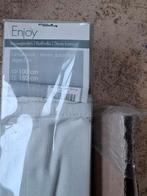 Vouwgordijn linnenlook 180 x 100 Enjoy, Huis en Inrichting, Stoffering | Gordijnen en Lamellen, Nieuw, Crème, 150 tot 200 cm, 50 tot 100 cm