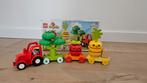 Duplo trein met groenten en fruit, Kinderen en Baby's, Speelgoed | Duplo en Lego, Ophalen, Zo goed als nieuw, Complete set, Duplo