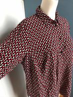 Gerry weber rood zwart beige blouse 46, Kleding | Dames, Blouses en Tunieken, Maat 46/48 (XL) of groter, Ophalen of Verzenden