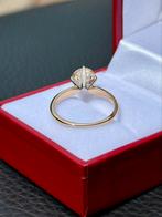 Gouden solitaire ring met echte natuurlijke diamant 1.42ct!, Nieuw, Ophalen of Verzenden, 17 tot 18, Met edelsteen