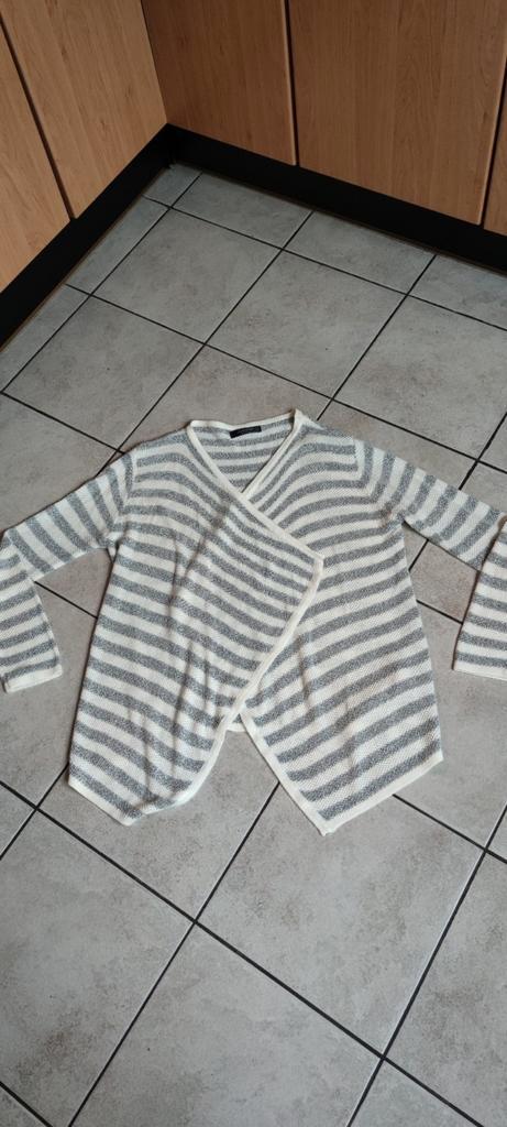 Jubylee overslagvest maat L, Kleding | Dames, Truien en Vesten, Zo goed als nieuw, Zwart, Ophalen of Verzenden