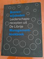 Leiderschapsrecepten uit De Librije, management kookboek, Ophalen of Verzenden, Zo goed als nieuw