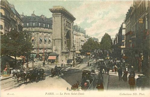 (376-178-009) Paris La Porte Saint-Denis, Verzamelen, Ansichtkaarten | Buitenland, Frankrijk, Verzenden