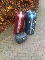 Koffers en beautycase set, Sieraden, Tassen en Uiterlijk, Koffers, Gebruikt, Hard kunststof, 70 cm of meer, 55 cm of meer