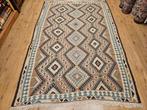 Vintage handgeweven oosterse wollen kelim 298x185, Info@SlatsAntiek.nl, Tweedehands, 150 tot 200 cm, 200 cm of meer