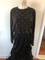 Kiomi zwart goud feestelijk jurkje 40, Maat 38/40 (M), Zwart, Ophalen of Verzenden, Zo goed als nieuw