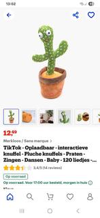 Dansende Cactus - Zingend & Pratend!, Kinderen en Baby's, Speelgoed | Knuffels en Pluche, Ophalen of Verzenden, Nieuw, Overige typen