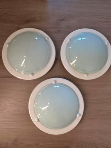 3 hele mooie plafonlampen, zgan beschikbaar voor biedingen