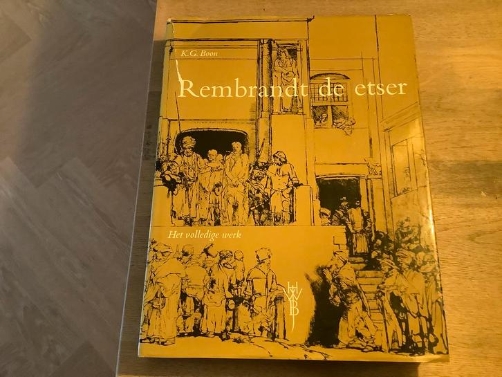 REMBRANDT DE ETSER HET VOLLEDIGE WERK OP WARE GROOTTE, Boeken, Kunst en Cultuur | Beeldend, Zo goed als nieuw, Ophalen of Verzenden