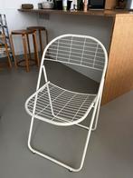 Niels Gammelgaard x IKEA witte klapstoel wire chair, Ophalen, Wit, Zo goed als nieuw, Metaal