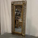 Spiegel – houten lijst goud - 180 x 80 cm - TTM Wonen, Www.ttmwonen.nl, Nieuw, Ophalen of Verzenden, Info@ttmwonen.nl