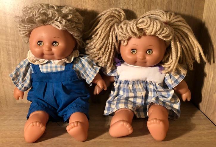 Set Ocean Toys Cabbage meisje jongen Retro Vintage Speelgoed, Verzamelen, Poppen, Gebruikt, Pop, Ophalen of Verzenden