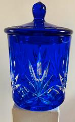 Echt kristallen pot met deksel, Ophalen of Verzenden