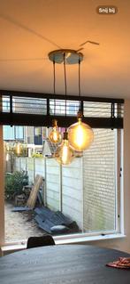 Hanglamp bronze/goud 3stuks, Huis en Inrichting, Lampen | Hanglampen, Ophalen, Zo goed als nieuw, Minder dan 50 cm