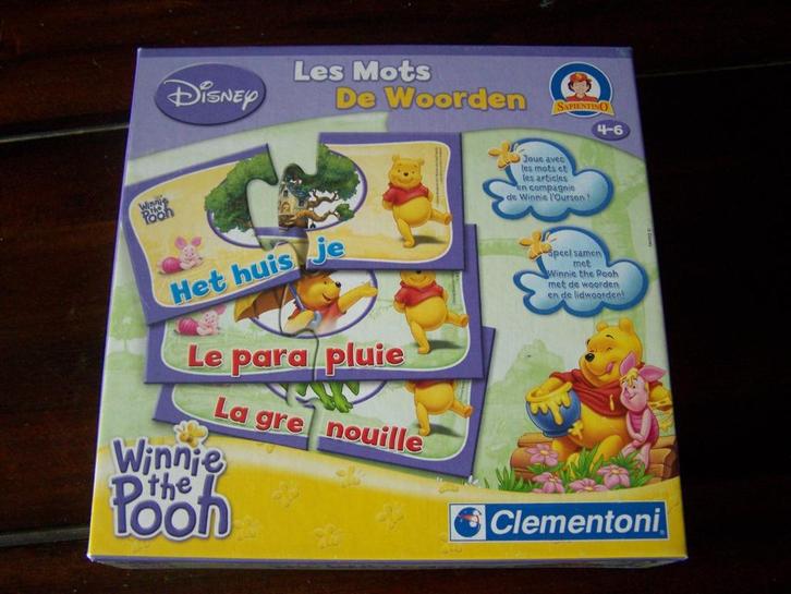Winnie The Pooh De Woorden - Les Mots, Kinderen en Baby's, Speelgoed | Educatief en Creatief, Gebruikt, Taal en Lezen, Ophalen of Verzenden