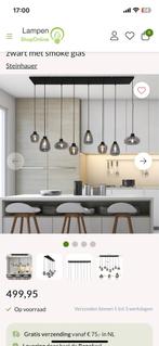 Moderne Hanglamp met meerdere lampen, Ophalen of Verzenden, Zo goed als nieuw, Glas, 50 tot 75 cm