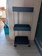 2 houten trolly's voor keuken, hobby, badkamer enz. Zgan, Ophalen, Zo goed als nieuw