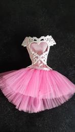 barbie roze jurkje met parelmoer kant vintage, Ophalen of Verzenden, Zo goed als nieuw, Kleertjes