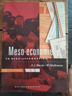 A.J. Marijs - Meso-economie en bedrijfsomgeving, Ophalen of Verzenden, Zo goed als nieuw, A.J. Marijs