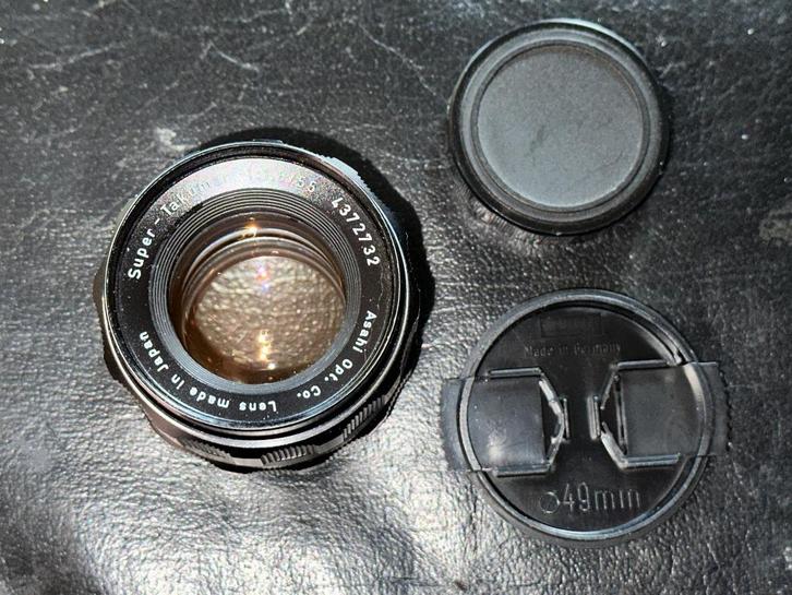 Asahi super-takumar 55mm 1:1.8 Lens prime lens m42 vatting, Audio, Tv en Foto, Fotografie | Lenzen en Objectieven, Gebruikt, Standaardlens