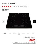 ETNA Inductie Kookplaat - Staand Model, Witgoed en Apparatuur, Kookplaten, Ophalen, Gebruikt, 4 kookzones, Inductie