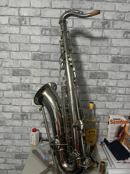 Conn pan american tenor sax 1930, Muziek en Instrumenten, Blaasinstrumenten | Saxofoons, Gebruikt, Tenor, Met koffer, Ophalen of Verzenden