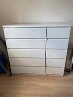2 witte ladekasten, Ophalen, Zo goed als nieuw, 25 tot 50 cm, 100 tot 150 cm