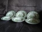 Engelse Old Inn diepe borden - 6 stuks, Antiek en Kunst, Antiek | Servies los, Ophalen of Verzenden