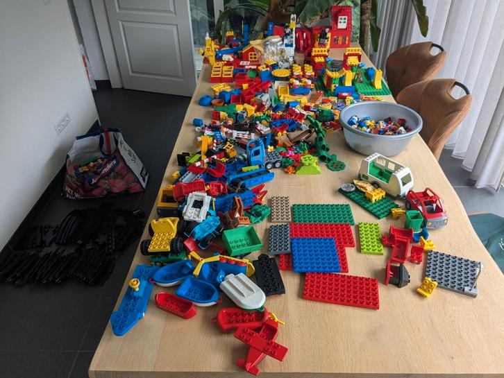 Giga partij Lego Duplo! 13 kilo gesorteerd & gewassen!, Kinderen en Baby's, Speelgoed | Bouwstenen, Zo goed als nieuw, Overige merken