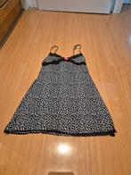 Leopard Nachthemdje s, Kleding | Dames, Ondergoed en Lingerie, Ophalen of Verzenden, Zwart, Nachtkleding