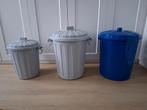 Voedertonnen met deksel, Dieren en Toebehoren, Ophalen, Zo goed als nieuw