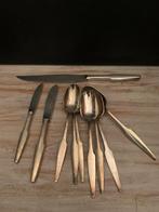 Vintage, Art Deco Gero bestek, lepels, messen, vleesmes, Ophalen of Verzenden