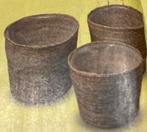 Zeegras zee gras plantenpotten, groot en klein, Overige materialen, Minder dan 30 cm, Minder dan 60 cm, Rond