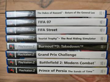 8 PS2 spellen - playstation 2 beschikbaar voor biedingen