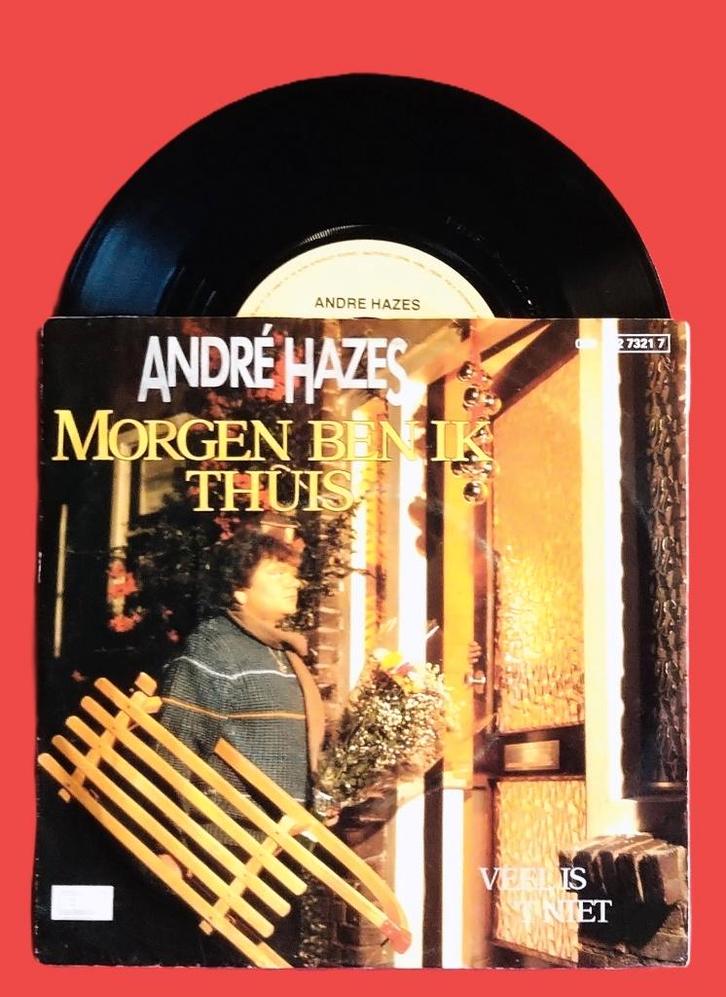 Andre Hazes - Morgen ben ik thuis (*), Cd's en Dvd's, Vinyl Singles, Zo goed als nieuw, Single, Overige genres, 7 inch, Verzenden