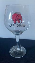 Groot bierglas Delirium Tremens met roze olifant. H.20,5 cm, Verzamelen, Biermerken, Ophalen of Verzenden, Zo goed als nieuw, Glas of Glazen