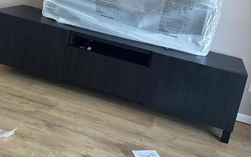 BESTA TV-meubel zwart beschikbaar voor biedingen