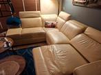 Lederen Chateau d'Ax zithoek met elektrische functies, Ophalen, Gebruikt, Leer, Modern