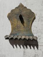 zeldzame antieke koperen menorah, Ophalen of Verzenden