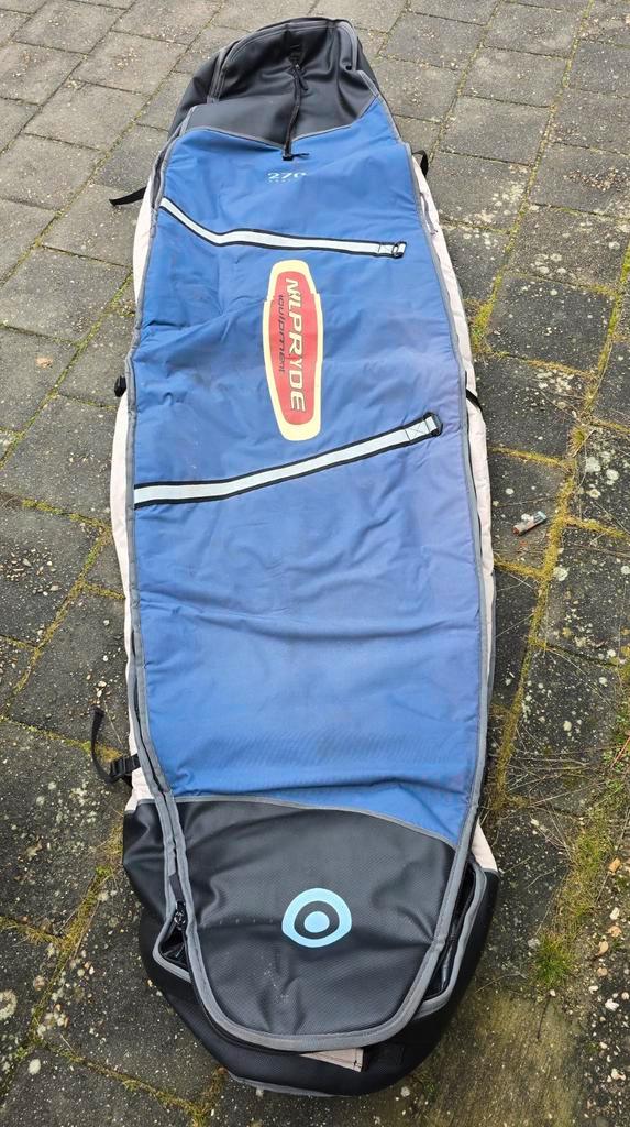 Neil Pryde Surfboard Shock Reis Bag + deelbaar mast hoes., Watersport en Boten, Windsurfen, Gebruikt, Overige typen, 250 tot 300 cm
