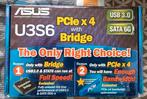 Asus U3S6 USB 3.0 & SATA 6G PCIe Uitbreidingskaart, Computers en Software, Netwerkkaarten, Ophalen of Verzenden, Gebruikt, Intern