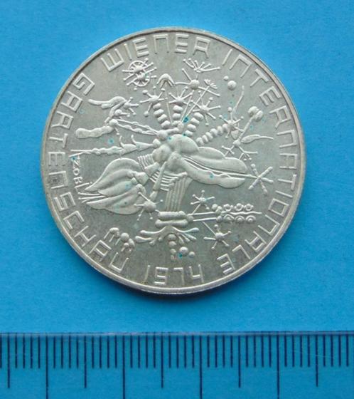 Oostenrijk - 50 schilling 1974 - Gartenschau - zilver - Unc, Postzegels en Munten, Munten | Europa | Niet-Euromunten, Losse munt