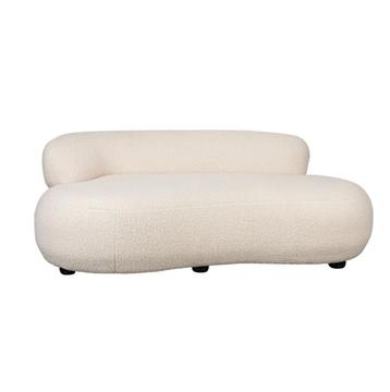 Housecraft Living Noxx Bank 2,5 zit Teddy stof Wit €1049 nu beschikbaar voor biedingen