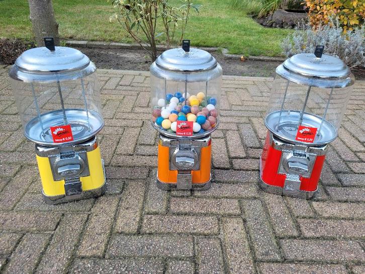 retro sixties fifties BEAVER kauwgomballen pinda automaten, Verzamelen, Automaten | Overige, Zo goed als nieuw, Ophalen