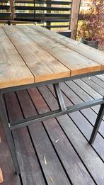 Industriele tafel, Huis en Inrichting, Ophalen, Metaal, 50 tot 100 cm, Vier personen