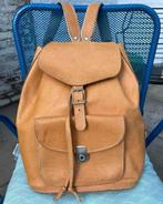 Rugzak Rugtas Leer Tuigleer Vintage, Overige merken, Gebruikt, Ophalen of Verzenden, X