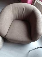 Stoel zgan bruin, Huis en Inrichting, Ophalen, 75 tot 100 cm, Zo goed als nieuw, Stof